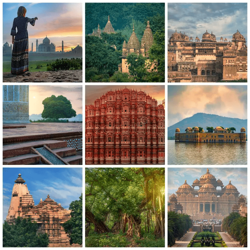 Famous heritage and cultural landmarks across India